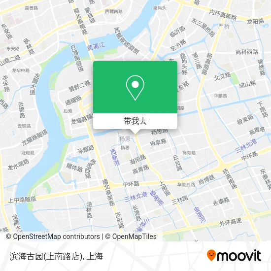 滨海古园(上南路店)地图