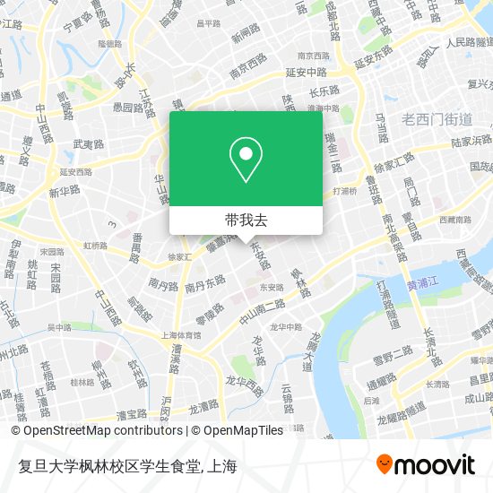 复旦大学枫林校区学生食堂地图