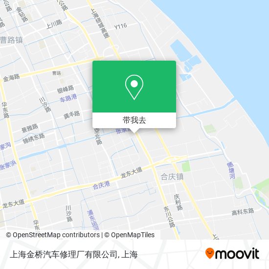 上海金桥汽车修理厂有限公司地图