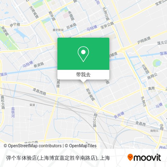 弹个车体验店(上海博宜嘉定胜辛南路店)地图