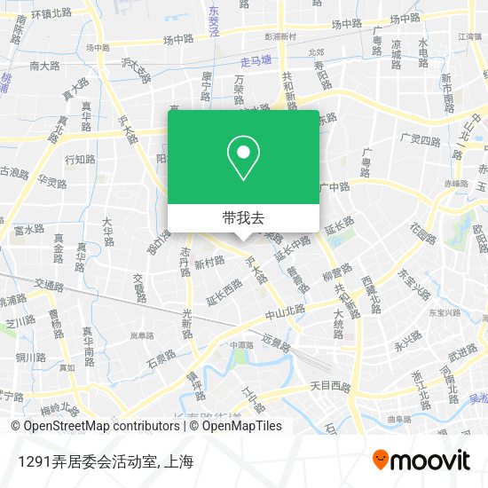 1291弄居委会活动室地图