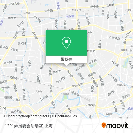 1291弄居委会活动室地图