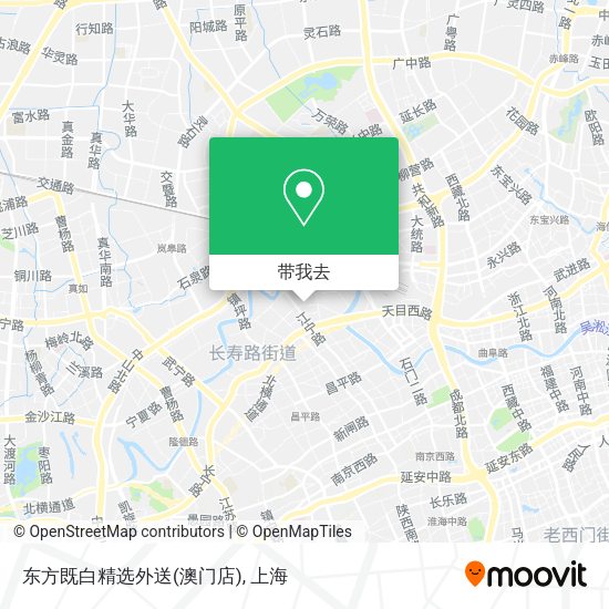 东方既白精选外送(澳门店)地图