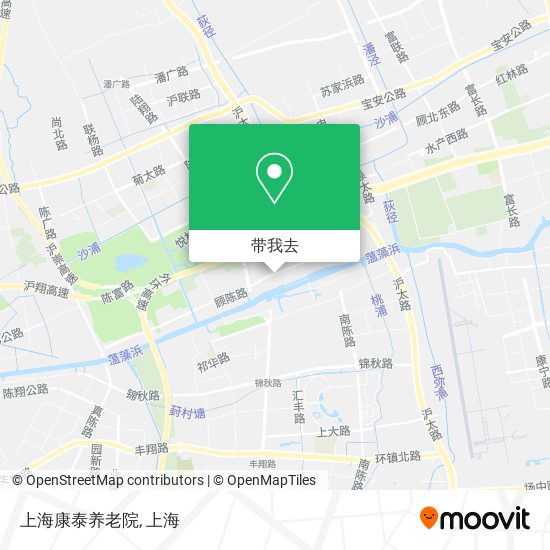 上海康泰养老院地图