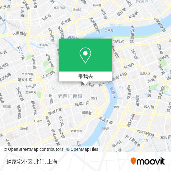 赵家宅小区-北门地图