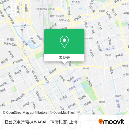 怪兽充电(华客来WACALLER便利店)地图