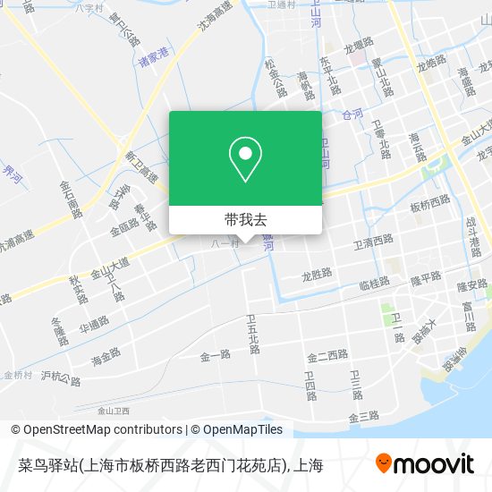 菜鸟驿站(上海市板桥西路老西门花苑店)地图