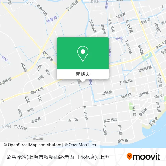 菜鸟驿站(上海市板桥西路老西门花苑店)地图