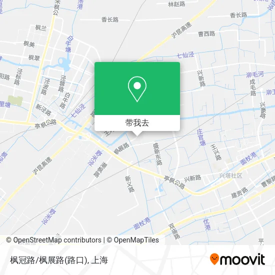枫冠路/枫展路(路口)地图