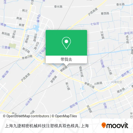 上海九捷精密机械科技注塑模具双色模具地图