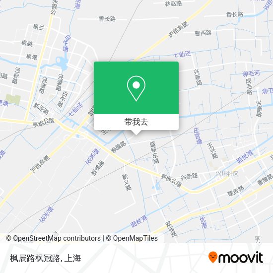 枫展路枫冠路地图