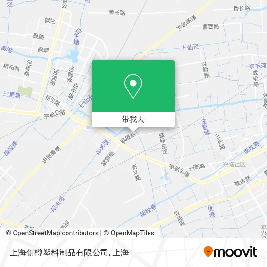 上海创樽塑料制品有限公司地图