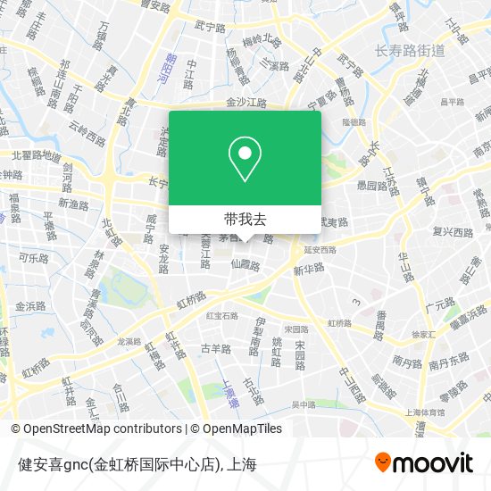 健安喜gnc(金虹桥国际中心店)地图