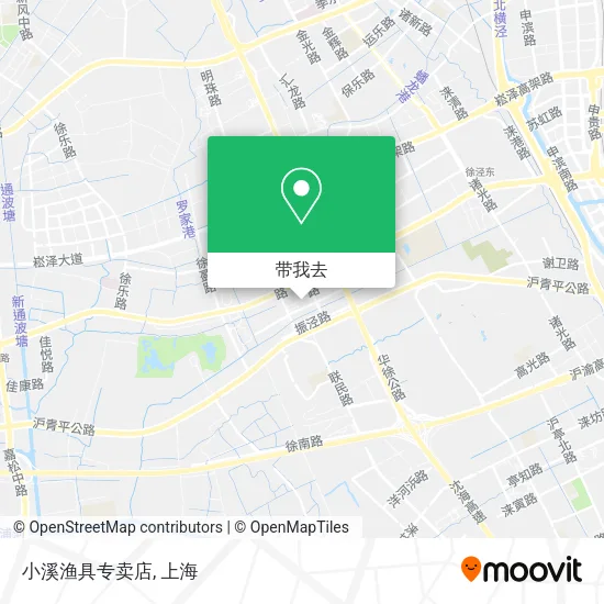 小溪渔具专卖店地图