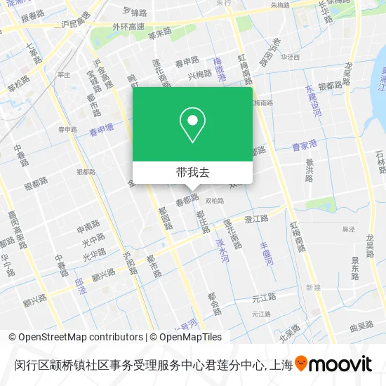 闵行区颛桥镇社区事务受理服务中心君莲分中心地图