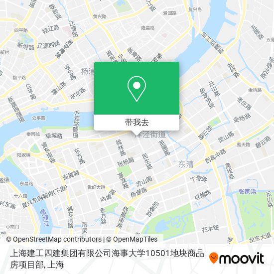 上海建工四建集团有限公司海事大学10501地块商品房项目部地图