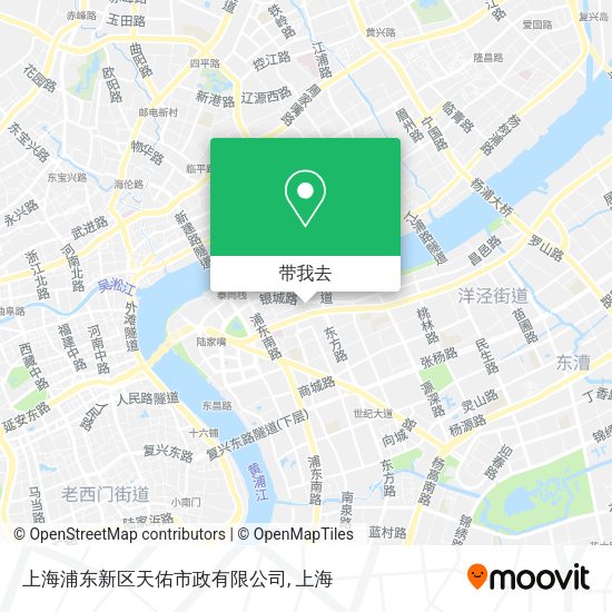 上海浦东新区天佑市政有限公司地图