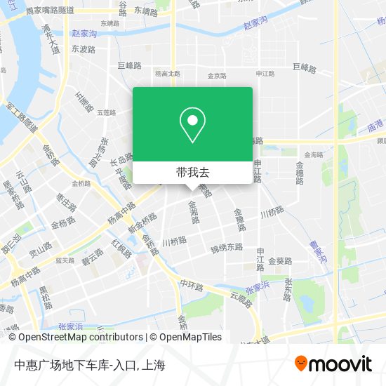 中惠广场地下车库-入口地图