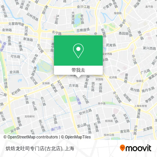 烘焙龙吐司专门店(古北店)地图