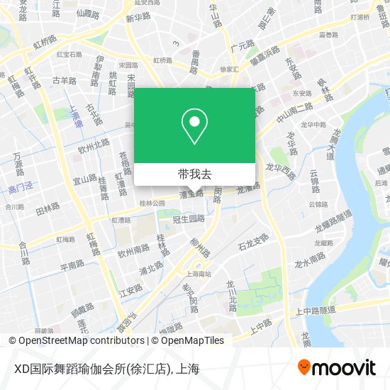 XD国际舞蹈瑜伽会所(徐汇店)地图