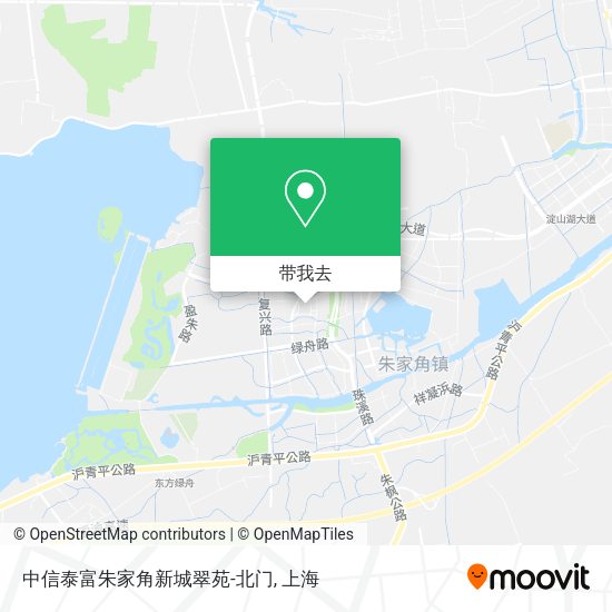 中信泰富朱家角新城翠苑-北门地图
