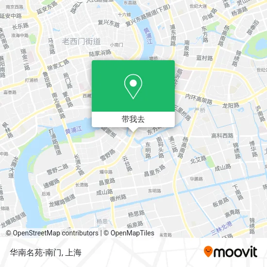 华南名苑-南门地图
