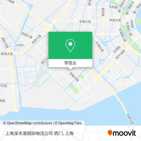 上海深水港国际物流公司-西门地图