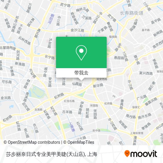 莎步丽奈日式专业美甲美睫(天山店)地图