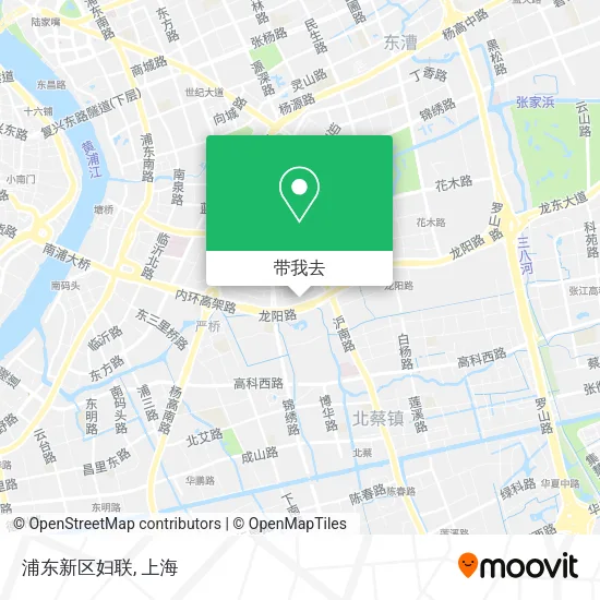 浦东新区妇联地图