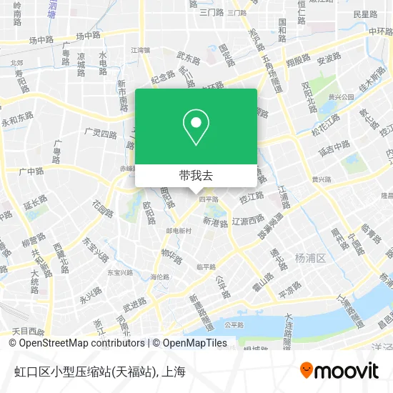 虹口区小型压缩站(天福站)地图