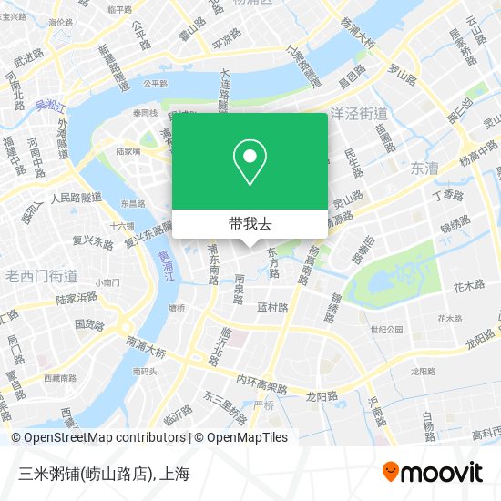 三米粥铺(崂山路店)地图