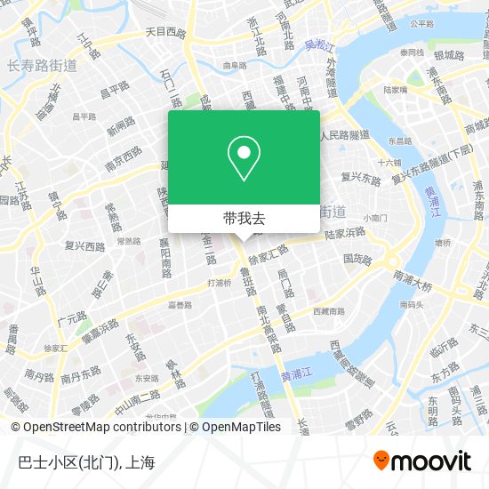巴士小区(北门)地图