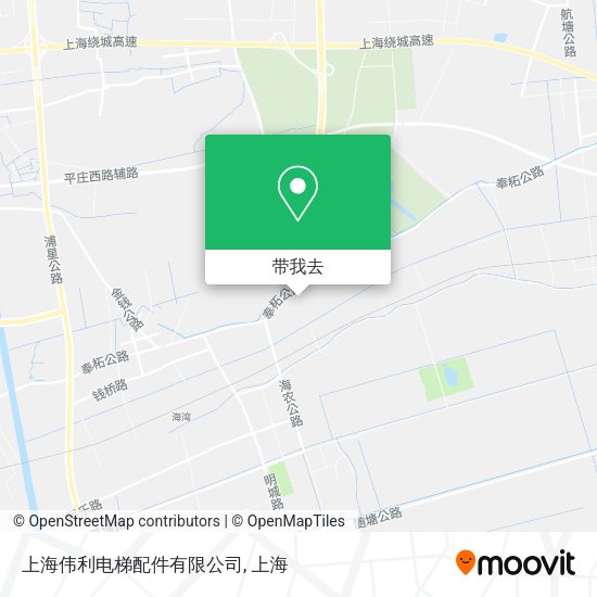 上海伟利电梯配件有限公司地图