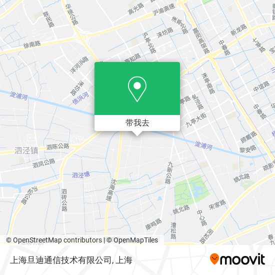 上海旦迪通信技术有限公司地图