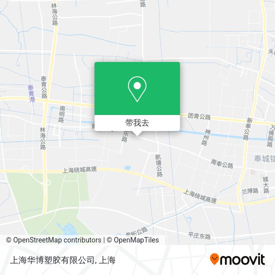 上海华博塑胶有限公司地图