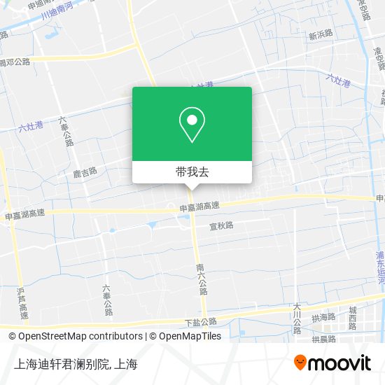上海迪轩君澜别院地图
