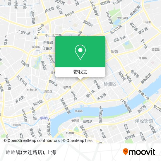 哈哈镜(大连路店)地图