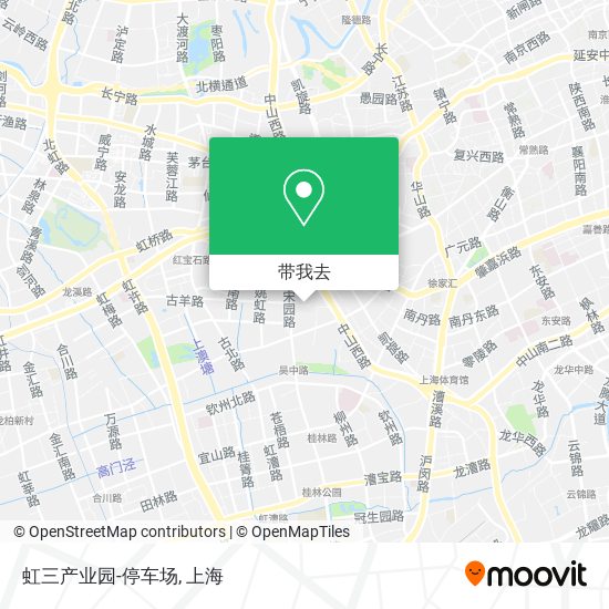 虹三产业园-停车场地图