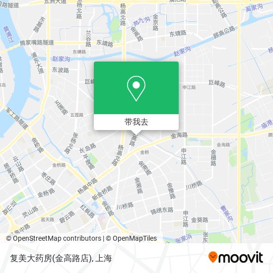 复美大药房(金高路店)地图