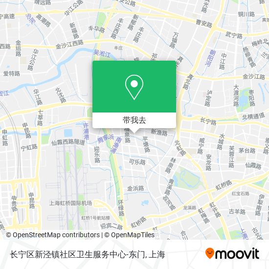 长宁区新泾镇社区卫生服务中心-东门地图