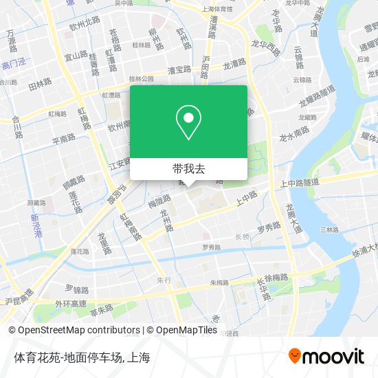 体育花苑-地面停车场地图