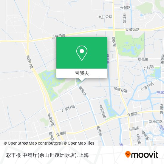 彩丰楼·中餐厅(佘山世茂洲际店)地图