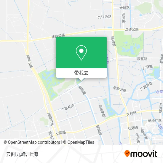 云间九峰地图