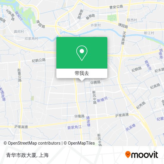 青华市政大厦地图