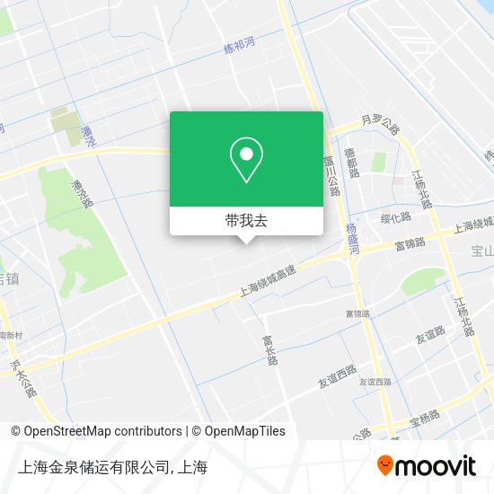 上海金泉储运有限公司地图