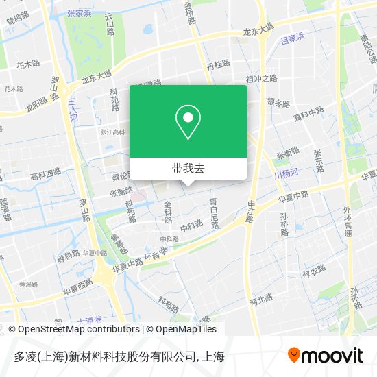多凌(上海)新材料科技股份有限公司地图