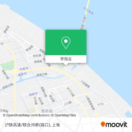沪陕高速/联合河桥(路口)地图