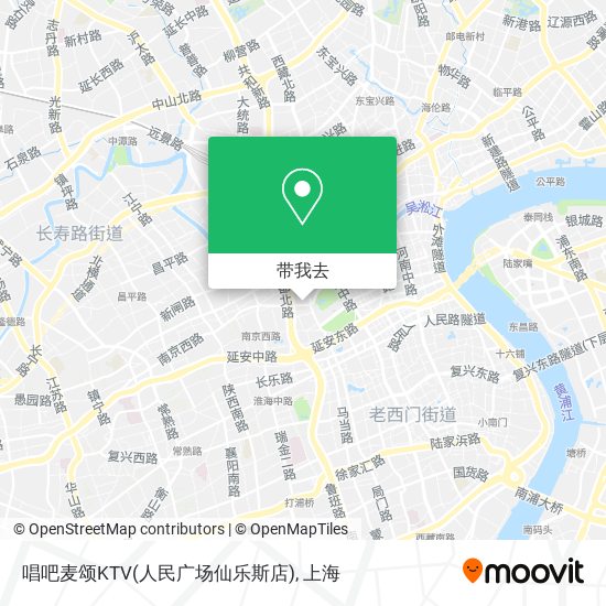 唱吧麦颂KTV(人民广场仙乐斯店)地图