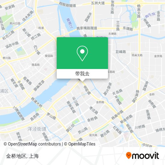 金桥地区地图