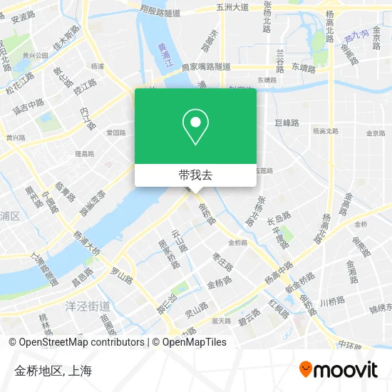 金桥地区地图
